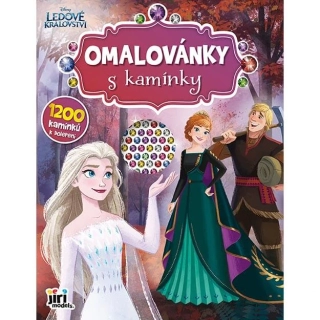 Omalovánky s kamínky Ledové království