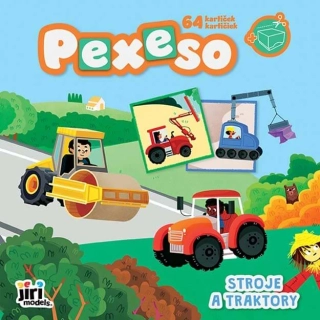 Pexeso v sešitu Stroje