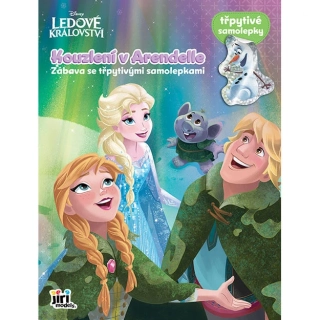 Aktivity se třpytivými samolepkami Ledové království