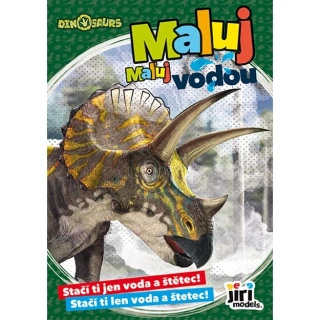 Maluj vodou - omalovánky Dinosauři A5