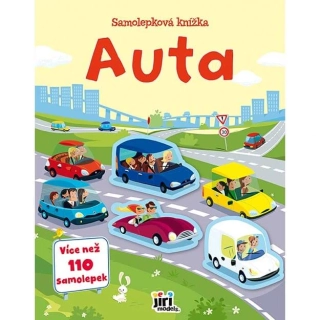 Samolepková knížka Auta