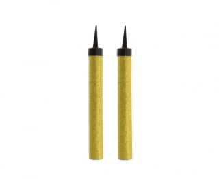 Dortové fontánky zlaté třpytivé 12 cm - 2 ks