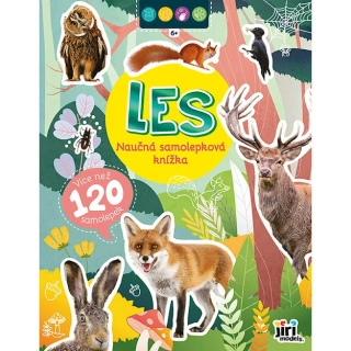 Naučná samolepková knížka Les