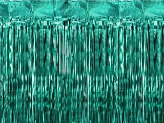 Zelený party závěs 100 x 200 cm