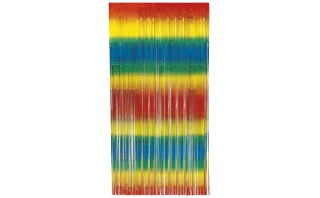 Party závěs duhový 99 x 198 cm