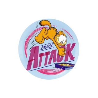 Papírové talíře Garfield 18 cm - 8 ks