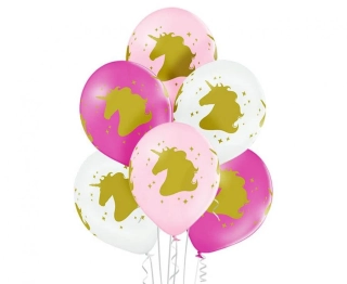 Latexové balonky Jednorožec 30 cm 6 ks