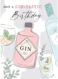 Narozeninové přání Have a Gin-tastic Birthday