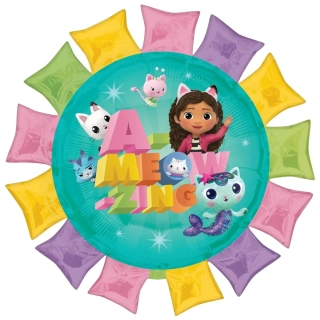 Fóliový balonek Gábinin kouzelný domek 68 x 68 cm