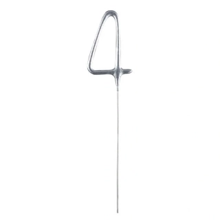 Ozdoba na dort - prskavka číslice 4 stříbrná