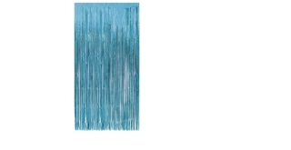Světle modrý party závěs 100 x 200 cm