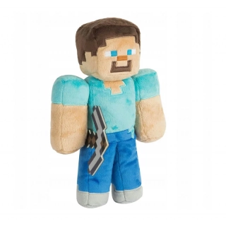 Plyšová hračka Minecraft - Steve s krumpáčem 27 cm