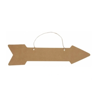 Kartonová šipka kraft 43 cm