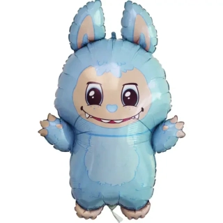 Foliový balonek Labubu modrý 80 cm