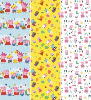 Balicí papír Prasátko Peppa 70 x 200 cm