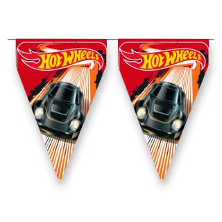 Vlaječková girlanda Hot Wheels 3m