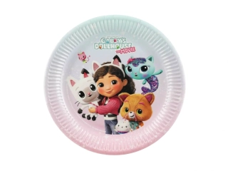 Papírové talíře Gábinin kouzelný domek ve filmu 23 cm 6 ks