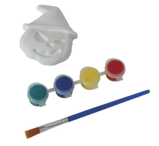 Vybarvování sádry - dýně