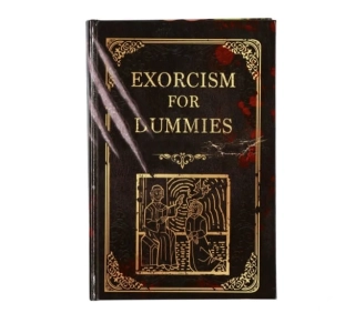 Dekorační kniha Exorcism for Dummies