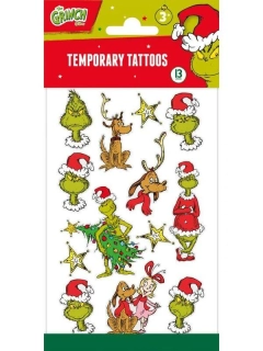 Dětské dočasné tetování Grinch