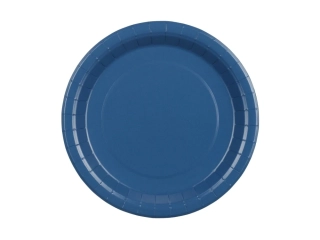 Papírové talíře tmavě modré 23 cm 6 ks