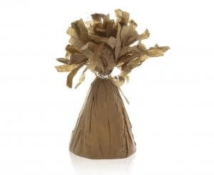 Těžítko na balonky kávově hnědé 