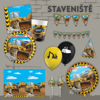 Dekorační sada Staveniště