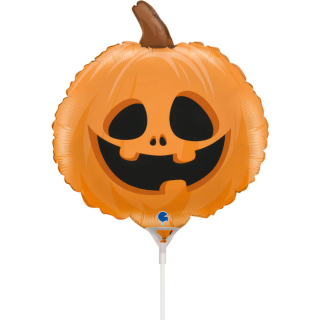 Foliový balonek MINI halloweenská dýně 25 x 27 cm