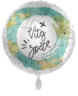 Fóliový balonek Vítej zpět CZ 43 cm