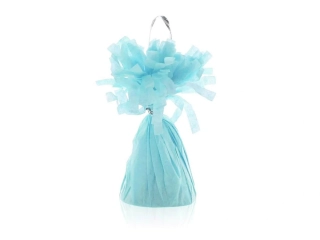 Těžítko na balonky baby blue papírové 145 g