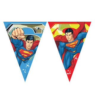Vlaječková girlanda Superman 