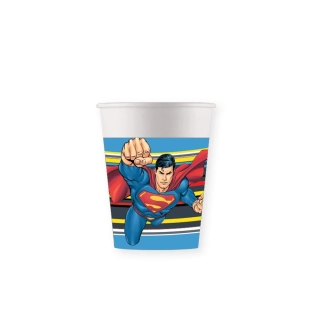 Papírové kelímky Superman 8 ks