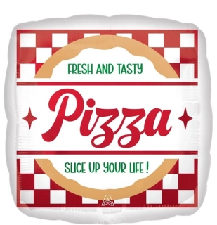 Foliový balonek pizza krabice 43 cm