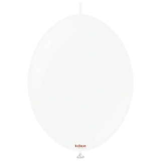 Dekorační spojovací balonky bílé 15 cm/6" 50 ks