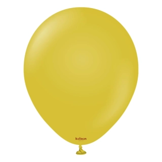 Dekorační balonky hořčicově žluté 30 cm/12" 100 ks