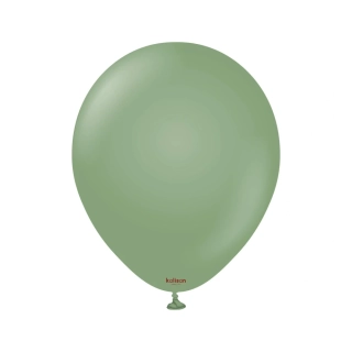 Dekorační retro balonek eukalyptově zelený 13 cm/5"