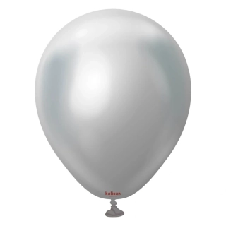 Dekorační balonky chromové stříbrné 30 cm/12" 50 ks
