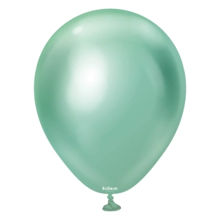 Dekorační chromové balonky zelené 30 cm/12" 50 ks
