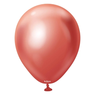 Dekorační chromové balonky červené 30 cm/12" 50 ks