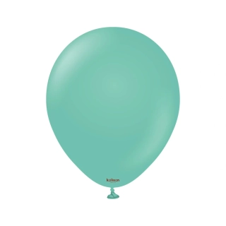 Dekorační balonky aqua zelené 13 cm/5" 100 ks