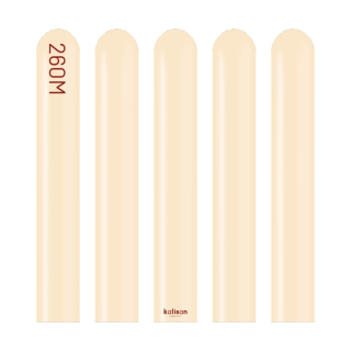 Dekorační modelovací balonky béžové 260M 100 ks