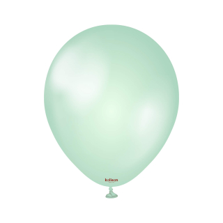 Dekorační perleťové balonky zelené 13 cm/5" 50 ks