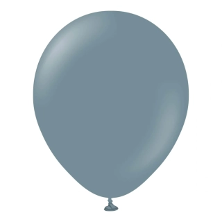 Dekorační retro balonky šedomodré 30 cm/12" 100 ks
