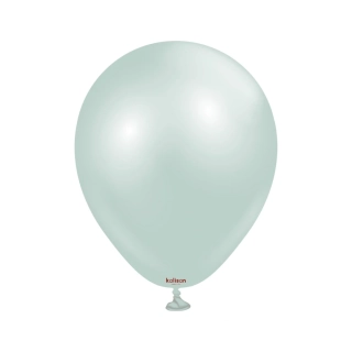 Dekorační balonky perleťově mentolové 13 cm/5" 50 ks