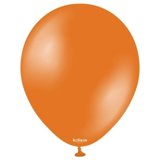 Dekorační balonky metalické oranžové 30 cm/11" 50 ks