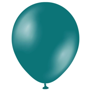 Dekorační balonky metalické tyrkysové 30 cm/11" 50 ks