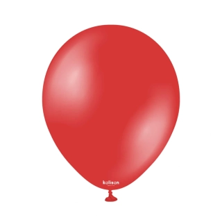 Dekorační balonky metalické červené 13 cm/5" 50 ks