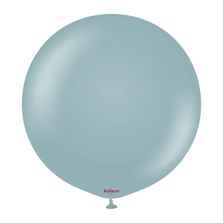 Dekorační retro balonek modrošedý 45 cm/18"