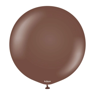 Dekorační balonek čokoládově hnědý 60 cm/24"