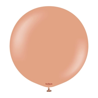 Dekorační balonek hnědo růžový 60 cm/24"